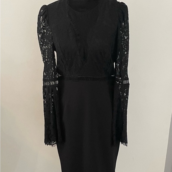 Excellent used condition Bardot Lace Bodice dress size M - Picture 5 of 8